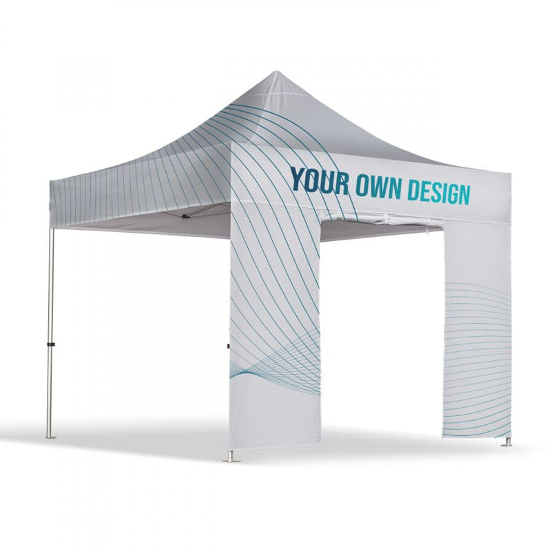 Pared para carpa con puerta personalizado